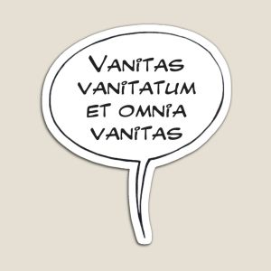 Vanitas vanitatum sticker