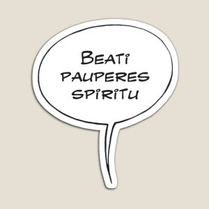 Beati pauperes spiritu sticker